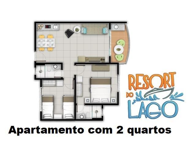 Resort Do Lago 1 Ou 2 Quartos Caldas Novas Buitenkant foto